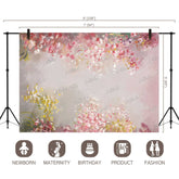 LB0101 Floral and Fine Arts Backdrop